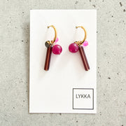 gold | bordeaux-berry-pink