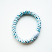Light Blue Silver Stripe