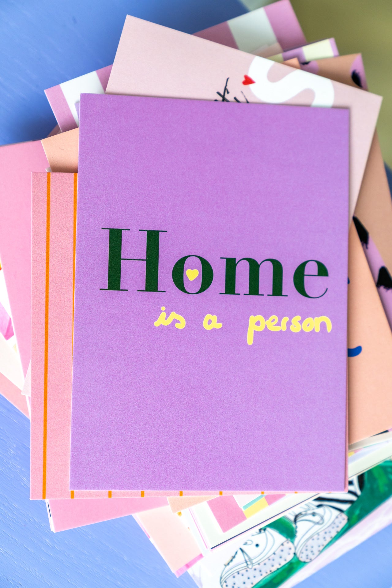Home is a person | Postkarte