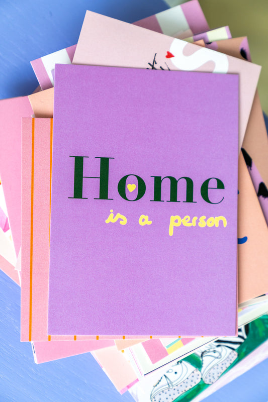 Home is a person | Postkarte