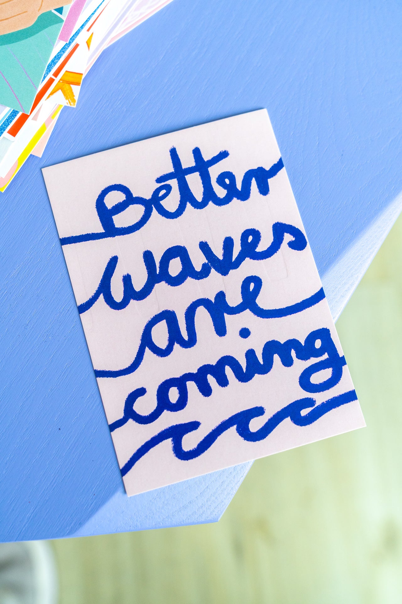Better waves are coming | Postkarte
