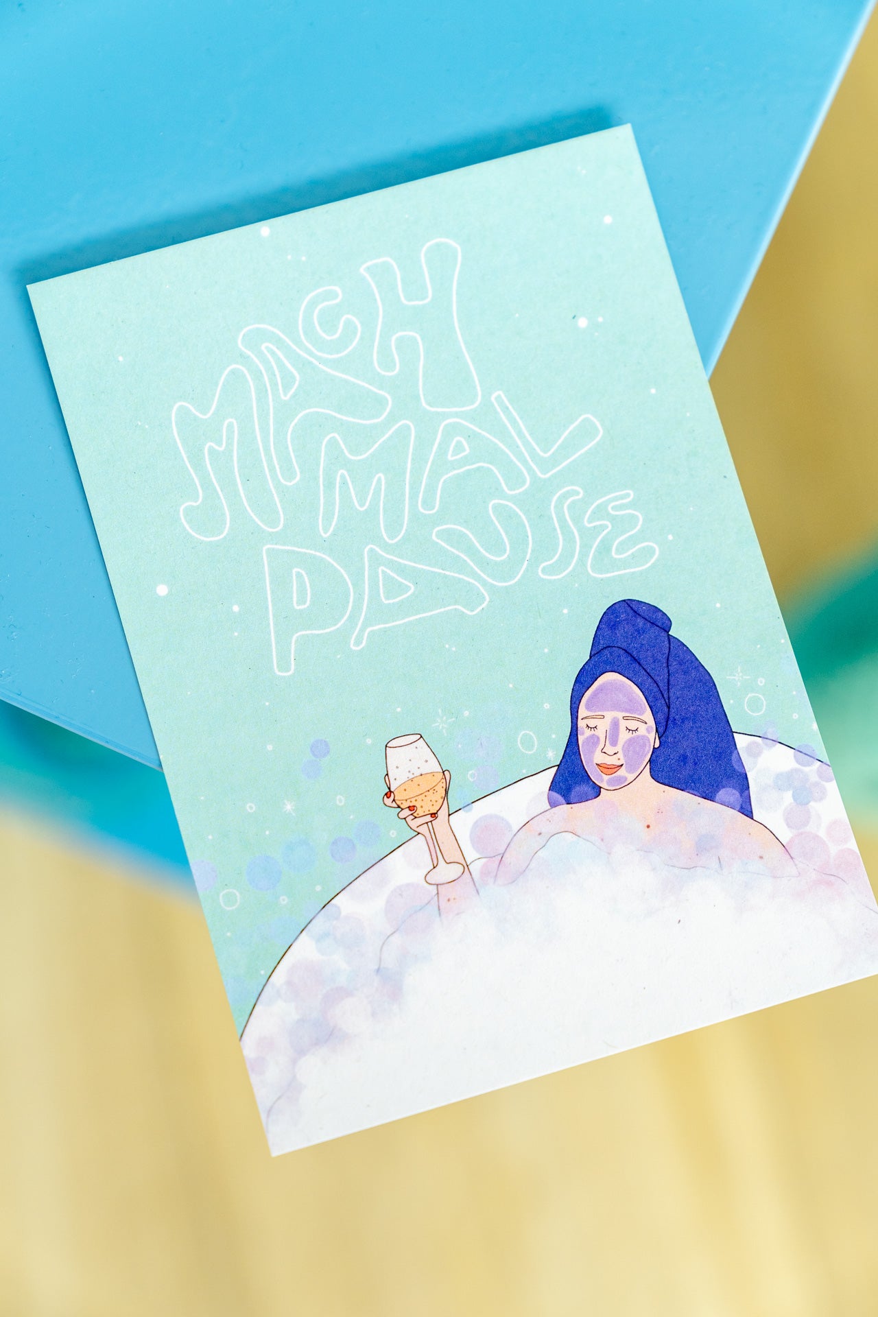 Mach mal Pause | Postkarte