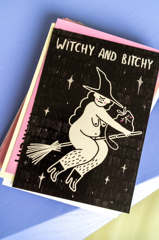 Witchy and Bitchy | Postkarte