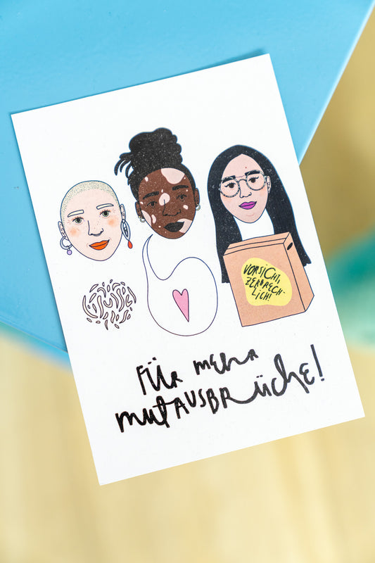 Mutausbrüche | Postkarte