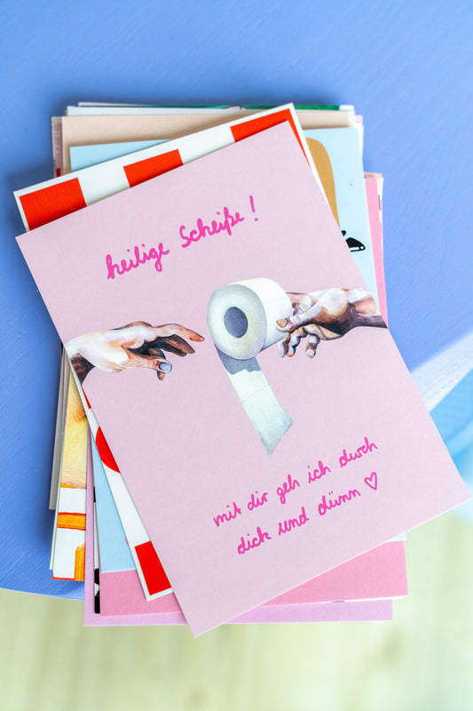 Heilige Scheiße | Postkarte