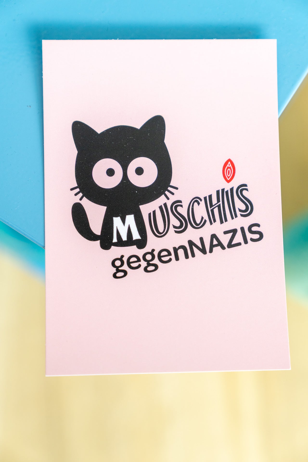 Muschis gegen Nazis | Postkarte