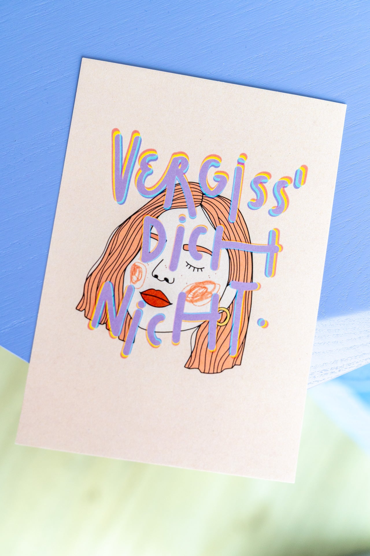 Vergiss' dich nicht | Postkarte