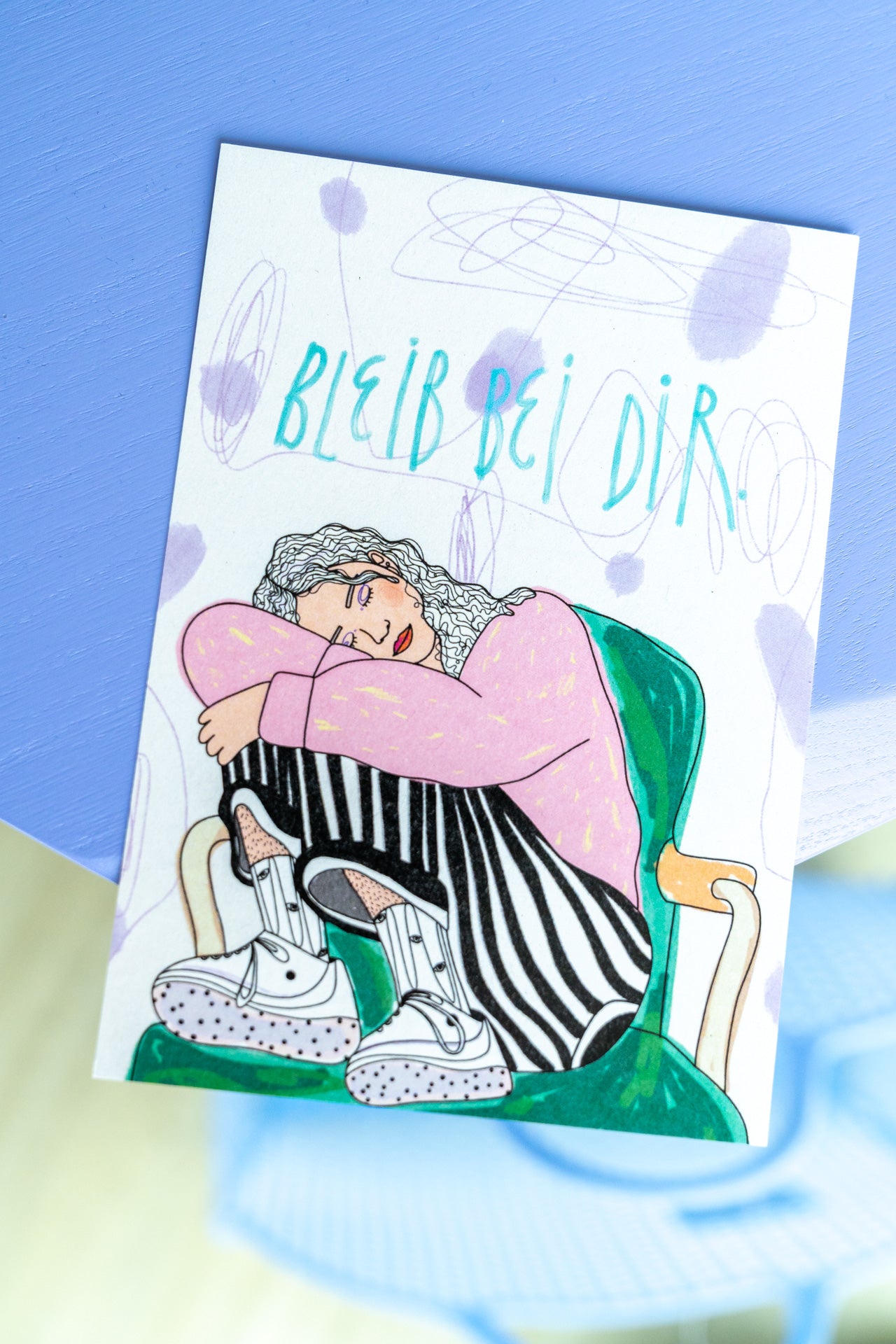 Bleib bei dir | Postkarte