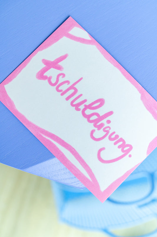 Tschuldigung | Postkarte