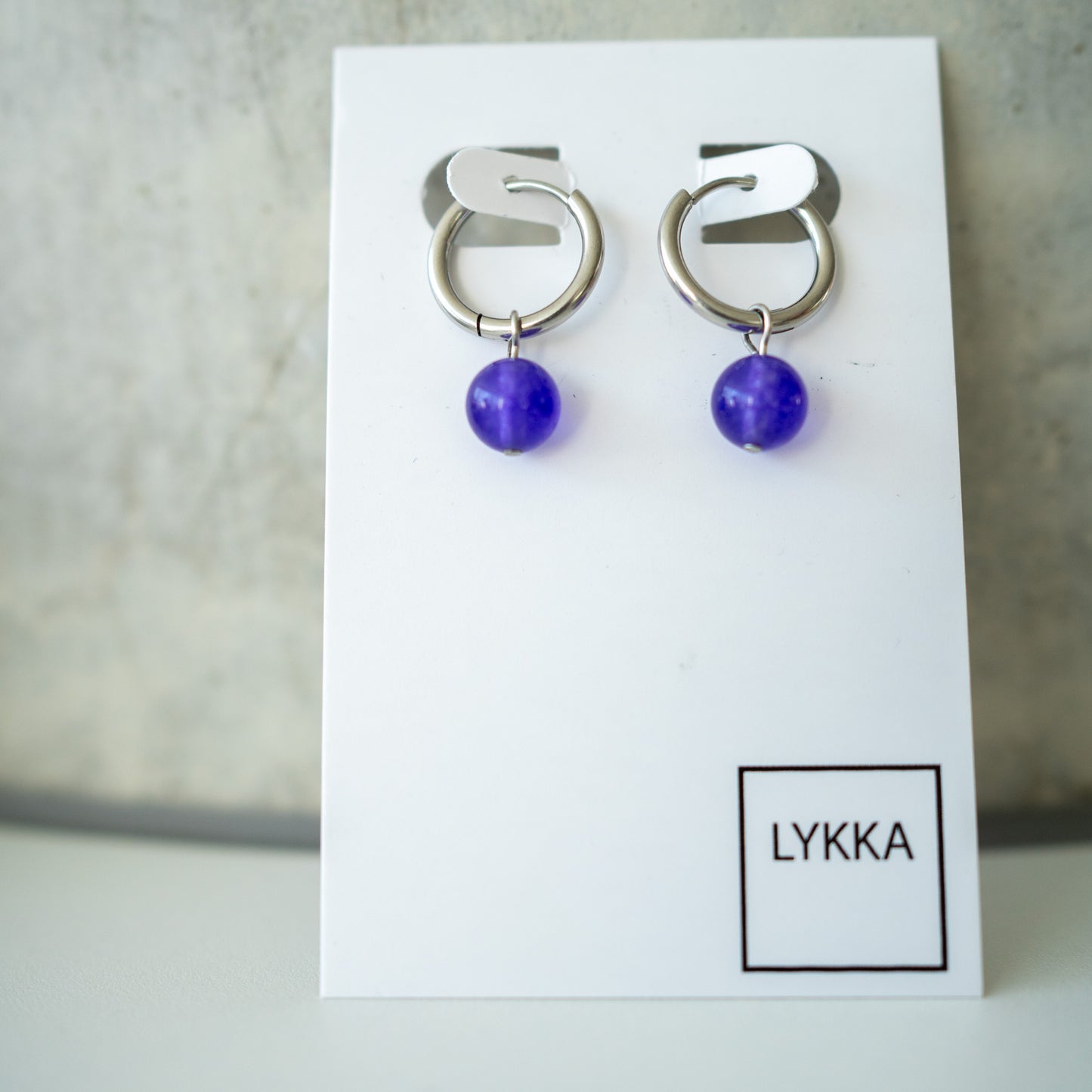 LYKKA Ohrringe "Circle" - gold|silver | verschiedene Farben