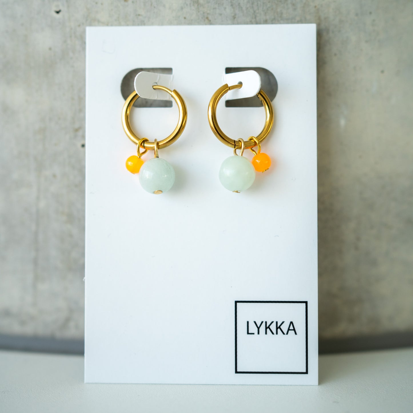 LYKKA Ohrringe "circle bubbles" - gold|silber | versch. Farben
