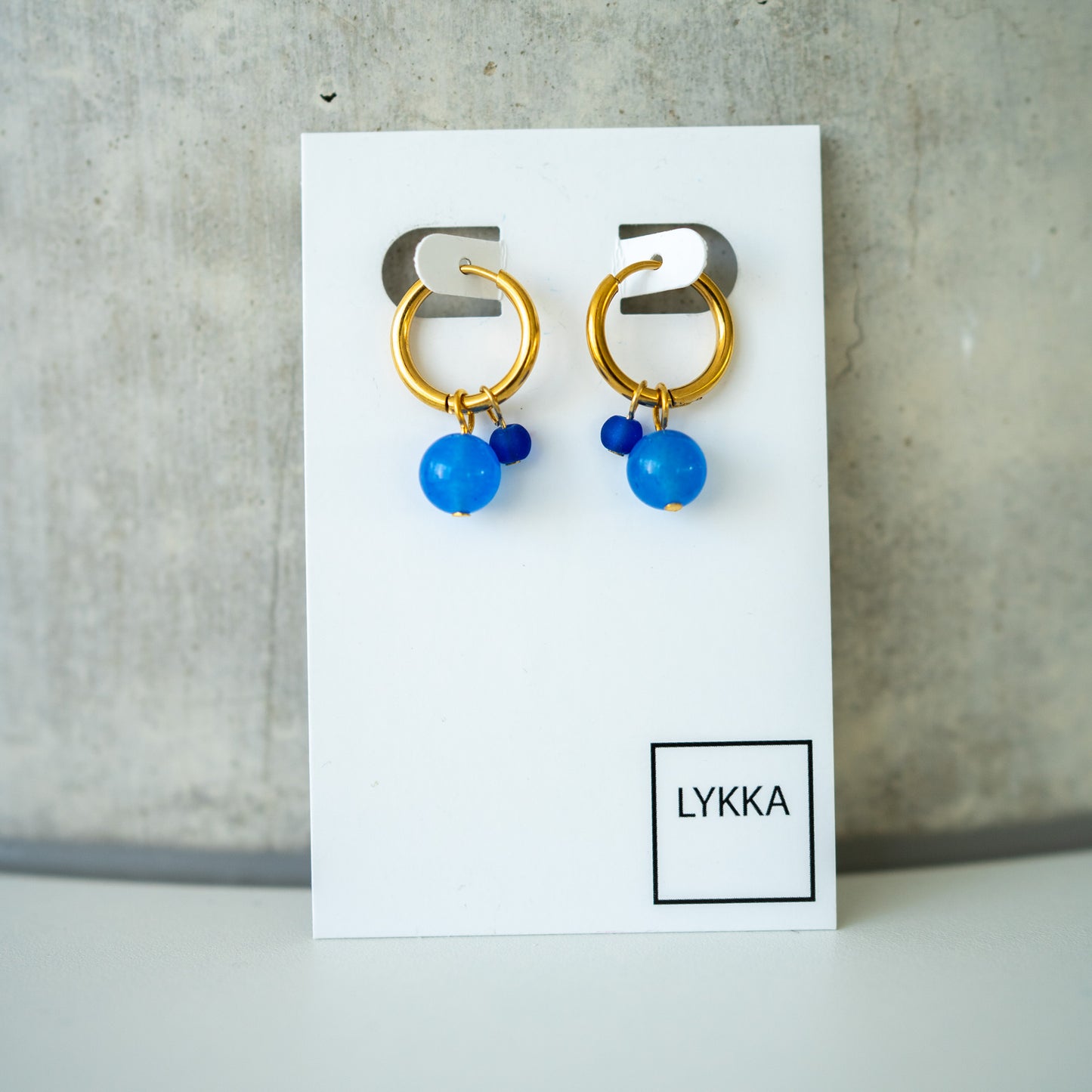 LYKKA Ohrringe "circle bubbles" - gold|silber | versch. Farben