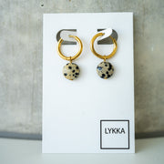 gold | dalmatiner jaspis linse