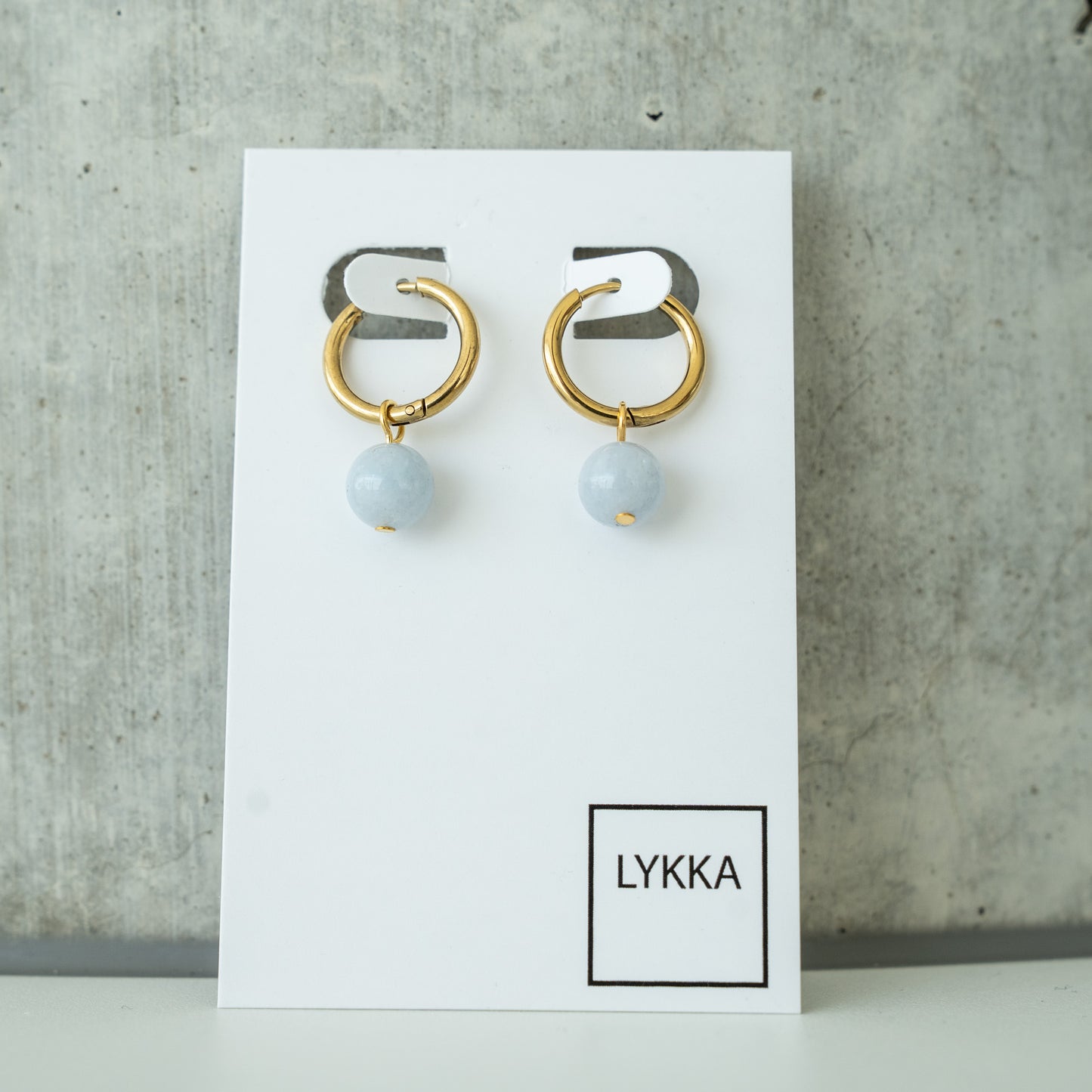 LYKKA Ohrringe "Circle" - gold|silver | verschiedene Farben
