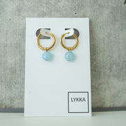 gold | linse eisblau