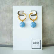 gold | graublau linse