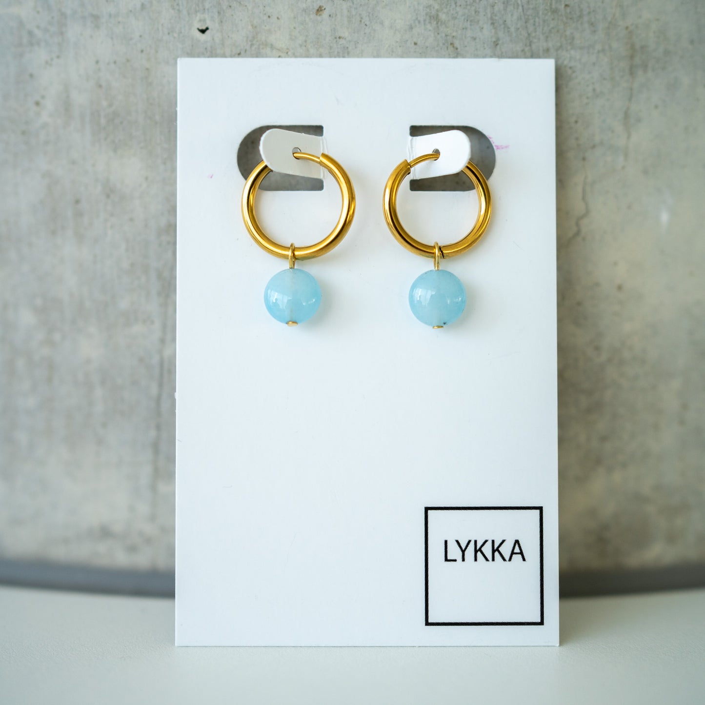 LYKKA Ohrringe "Circle" - gold|silver | verschiedene Farben