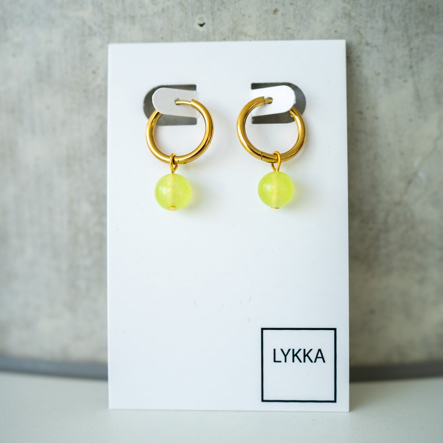 LYKKA Ohrringe "Circle" - gold|silver | verschiedene Farben