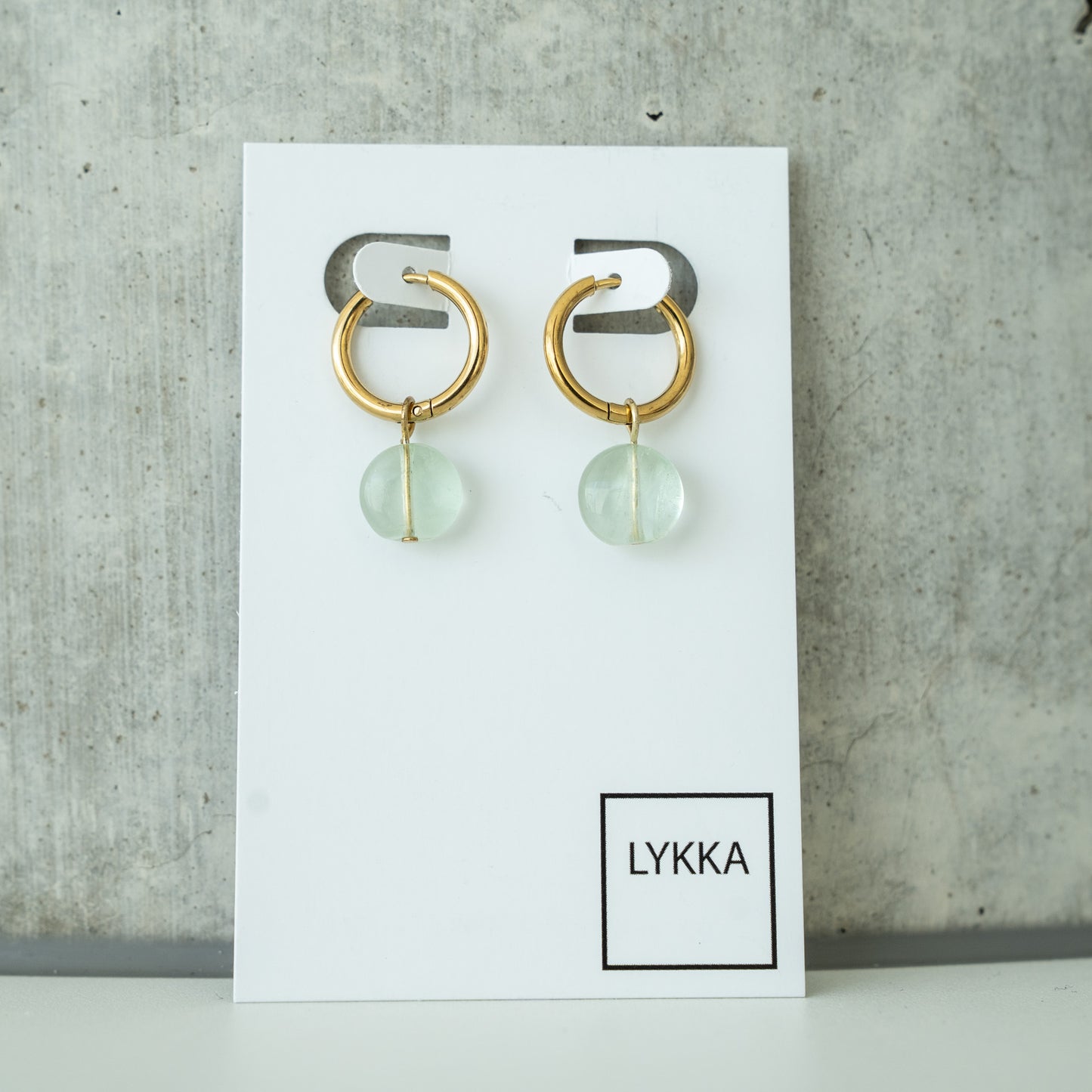 LYKKA Ohrringe "Circle" - gold|silver | verschiedene Farben