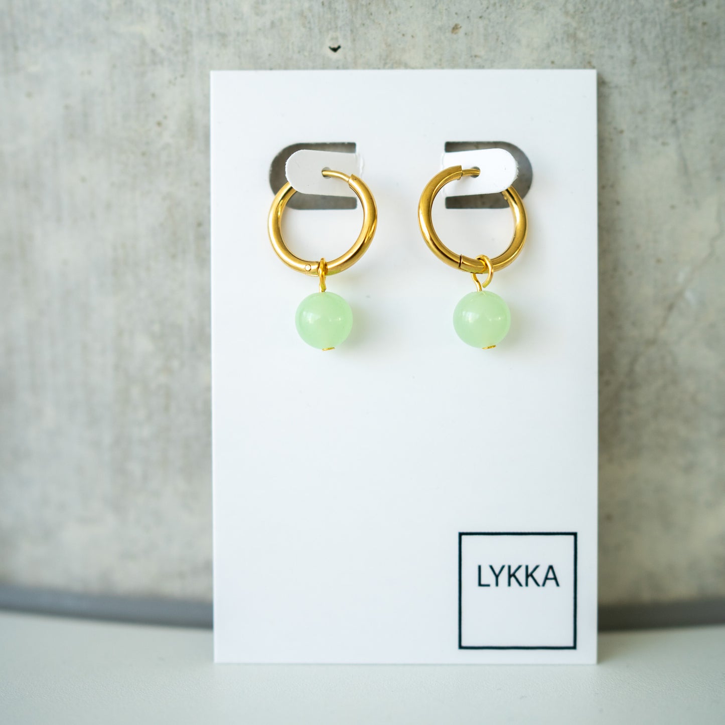 LYKKA Ohrringe "Circle" - gold|silver | verschiedene Farben