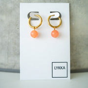 gold | peach
