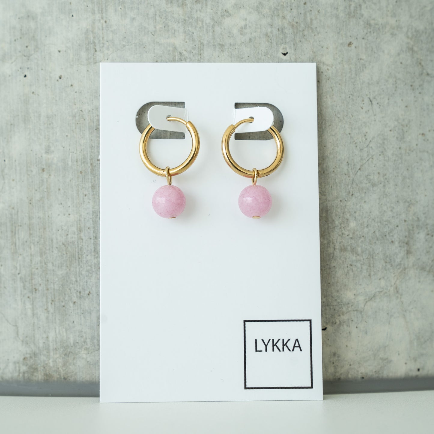 LYKKA Ohrringe "Circle" - gold|silver | verschiedene Farben