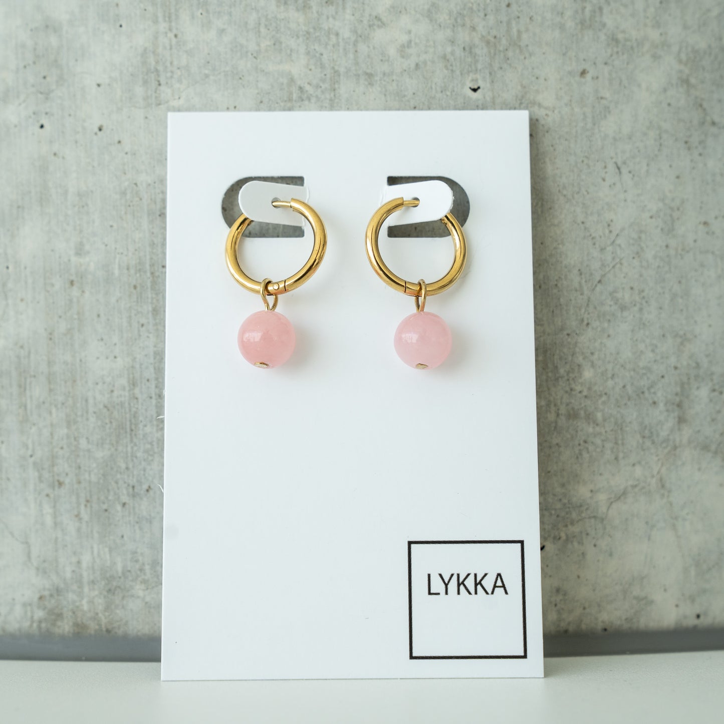 LYKKA Ohrringe "Circle" - gold|silver | verschiedene Farben