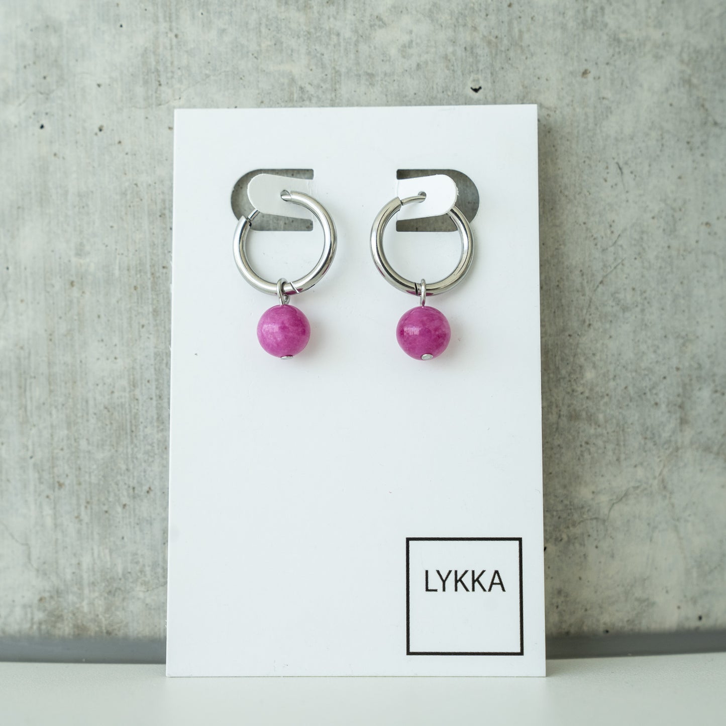 LYKKA Ohrringe "Circle" - gold|silver | verschiedene Farben