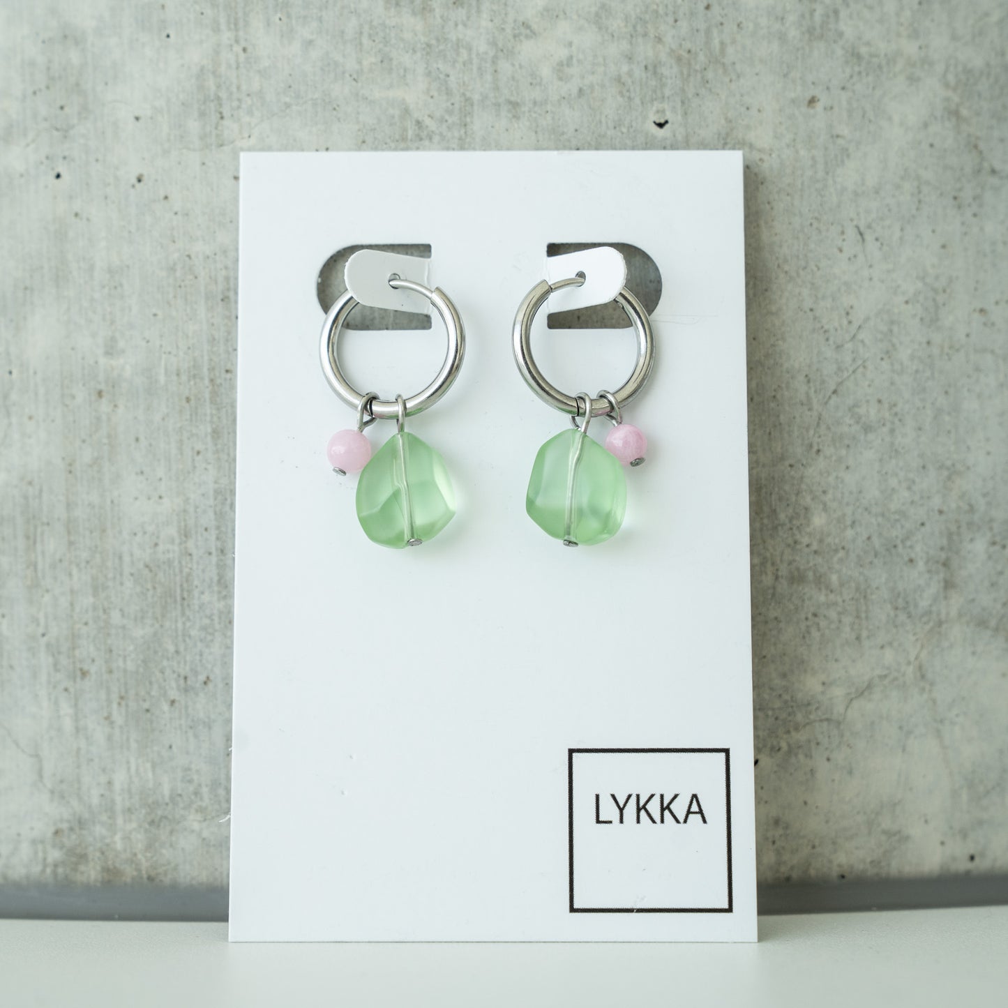 LYKKA Ohrringe "pebble small" - gold|silber | versch. Farben