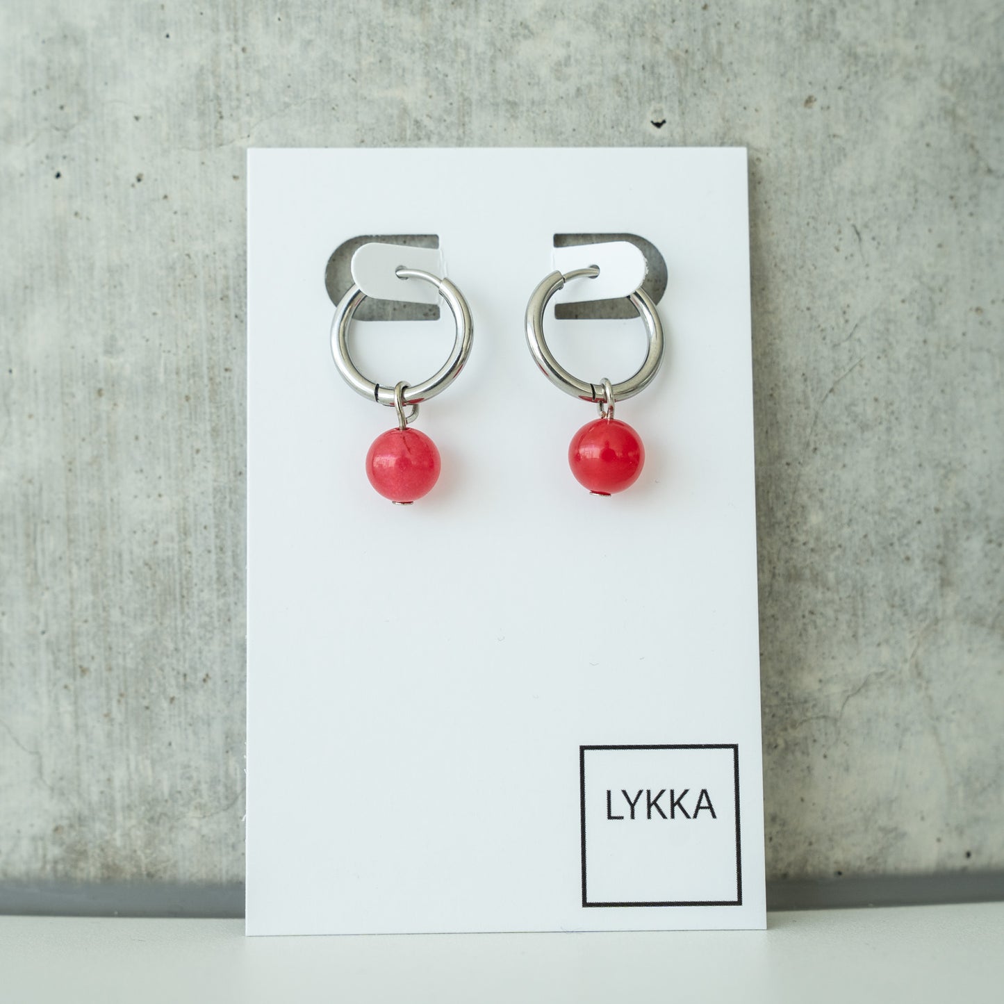 LYKKA Ohrringe "Circle" - gold|silver | verschiedene Farben