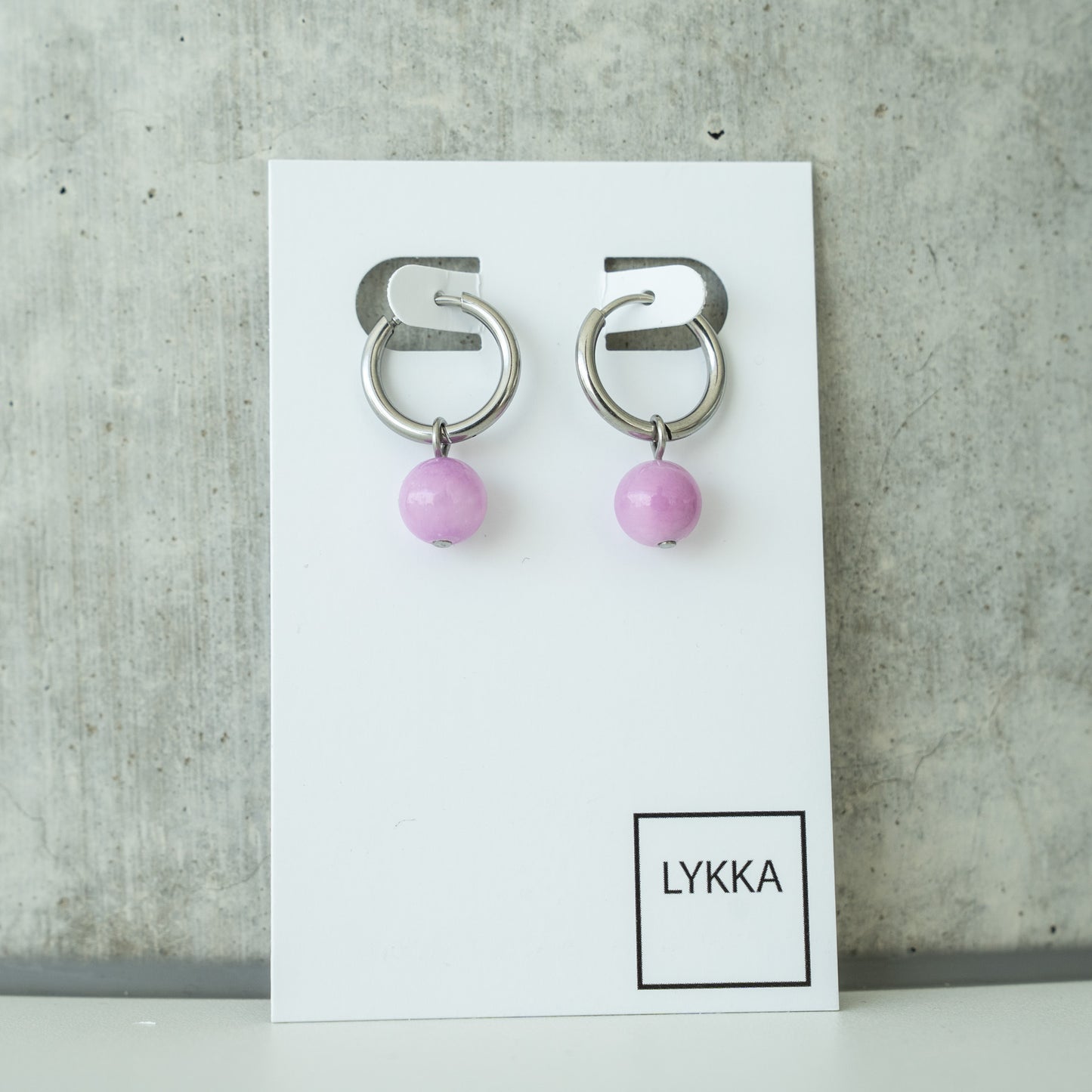 LYKKA Ohrringe "Circle" - gold|silver | verschiedene Farben