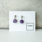 silber amethyst linse
