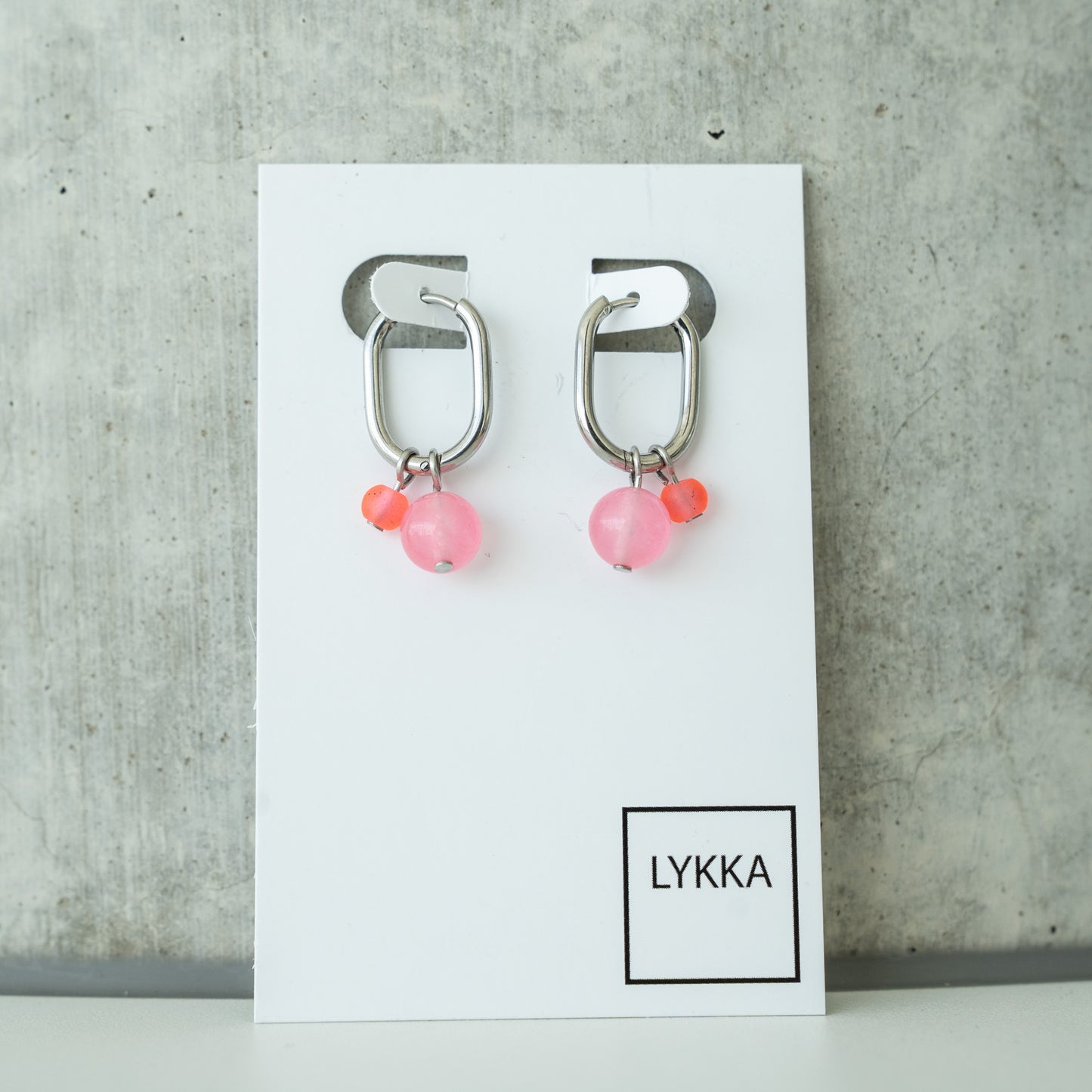 LYKKA Ohrringe "oval bubbles" gold|silber | verschied. Farben
