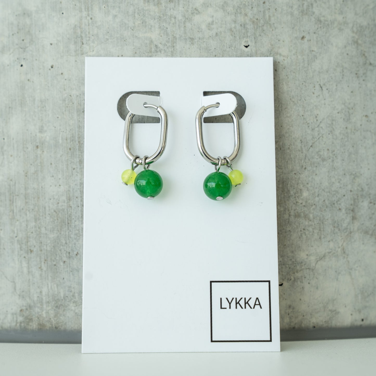 LYKKA Ohrringe "oval bubbles" gold|silber | verschied. Farben