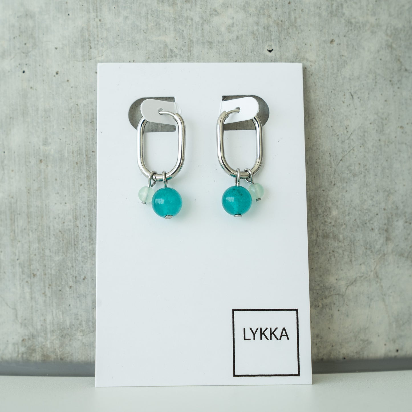 LYKKA Ohrringe "oval bubbles" gold|silber | verschied. Farben