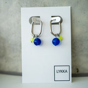 silber | royalblau lime