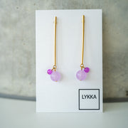 gold | lilac purple