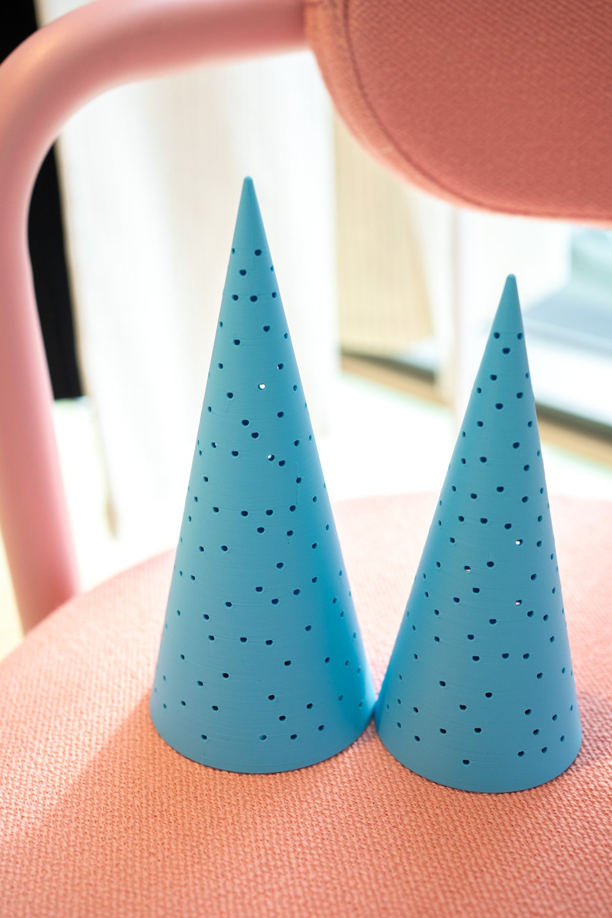 Lichtkegel, 3D Druck, 2er-Set | versch. Farben