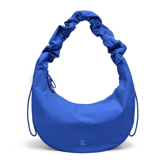 MOON BAG RUFFLE, cobalt