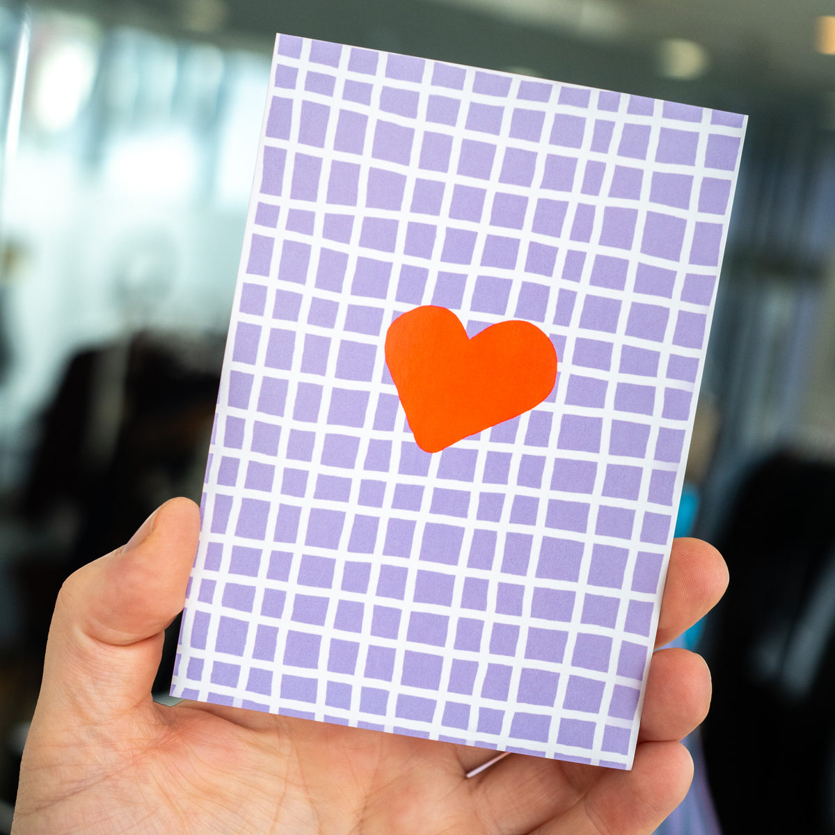 Karo Herz | Postkarte