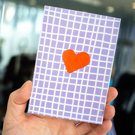 Karo Herz | Postkarte
