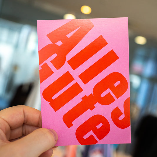 Alles Gute| Postkarte