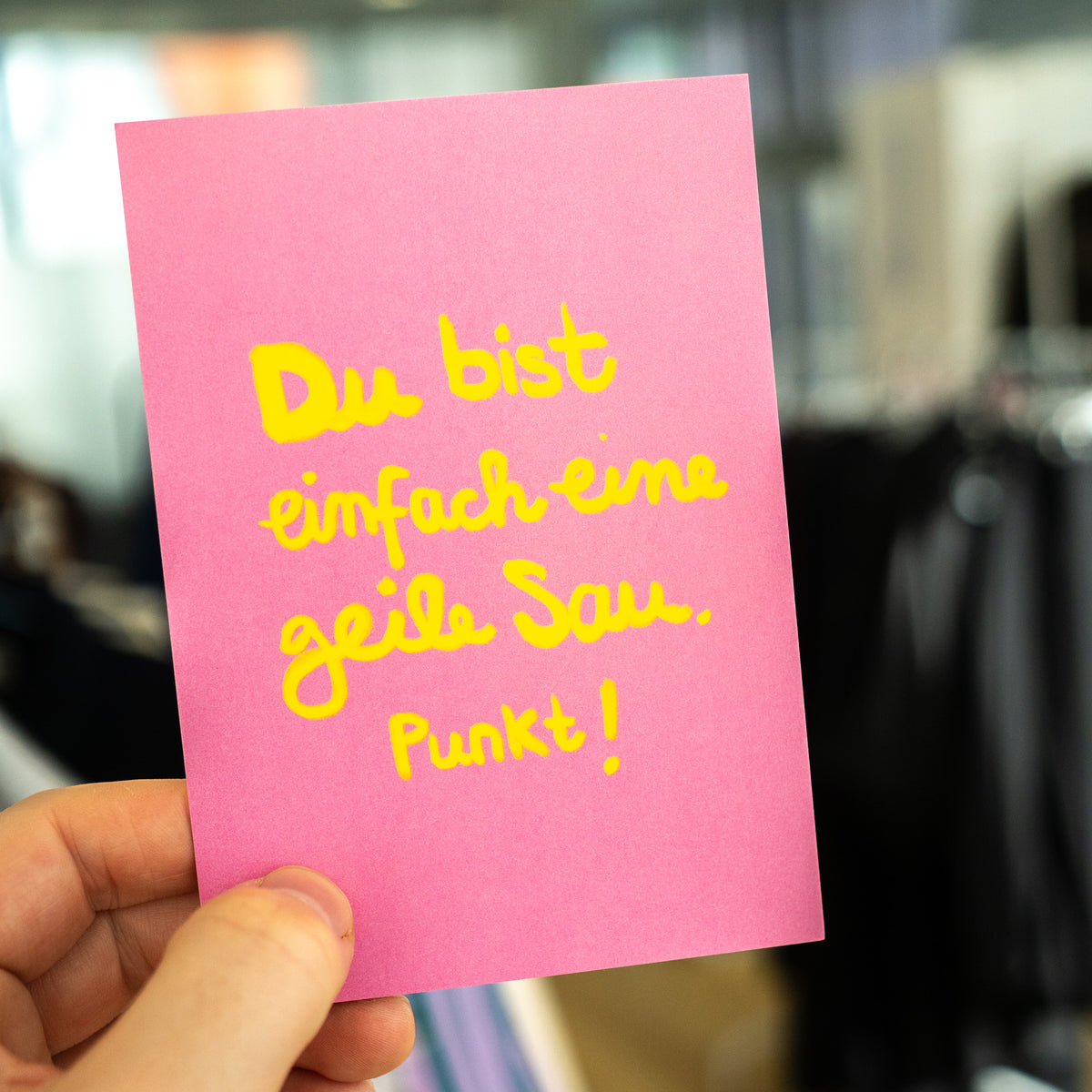 Geile Sau | Postkarte