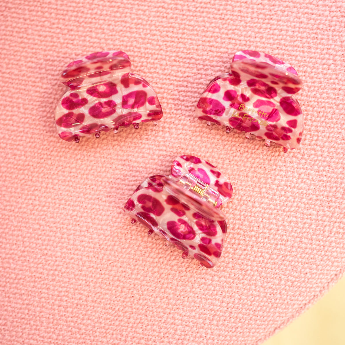 Haarklammer | pink leo
