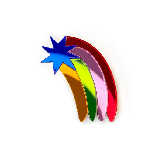 2in1 | Brosche & Wandkunst | rainbow star