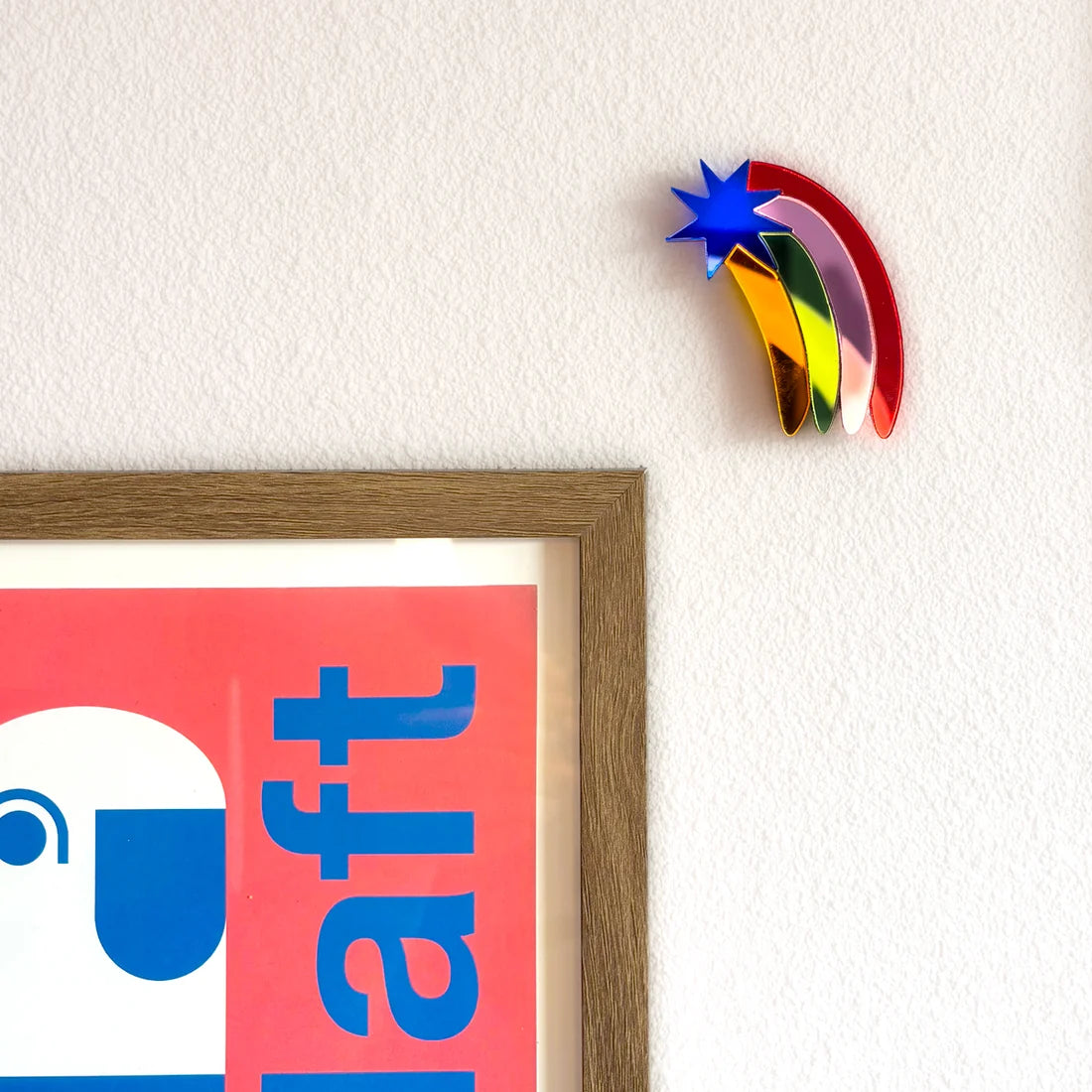 2in1 | Brosche & Wandkunst | rainbow star