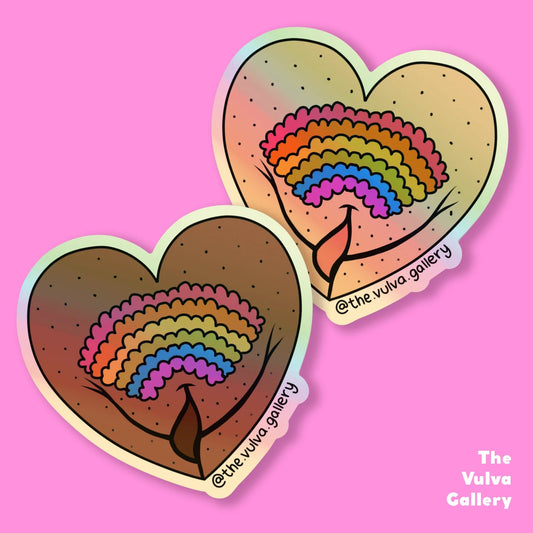 Sticker | Rainbow Vulva | versch. Varianten