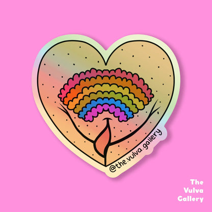 Sticker | Rainbow Vulva | versch. Varianten
