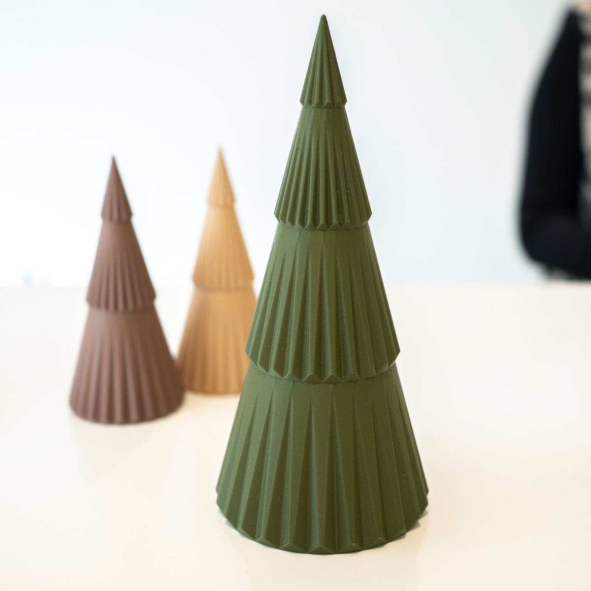 Riffelbaum gross, 3D Druck | khaki