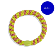 Stripe Coral Neon Yellow